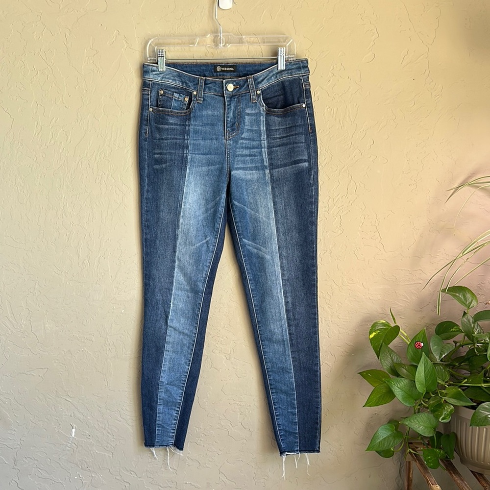 Versona contemporary multi jean color Women's Blue Denim Jeans size 28